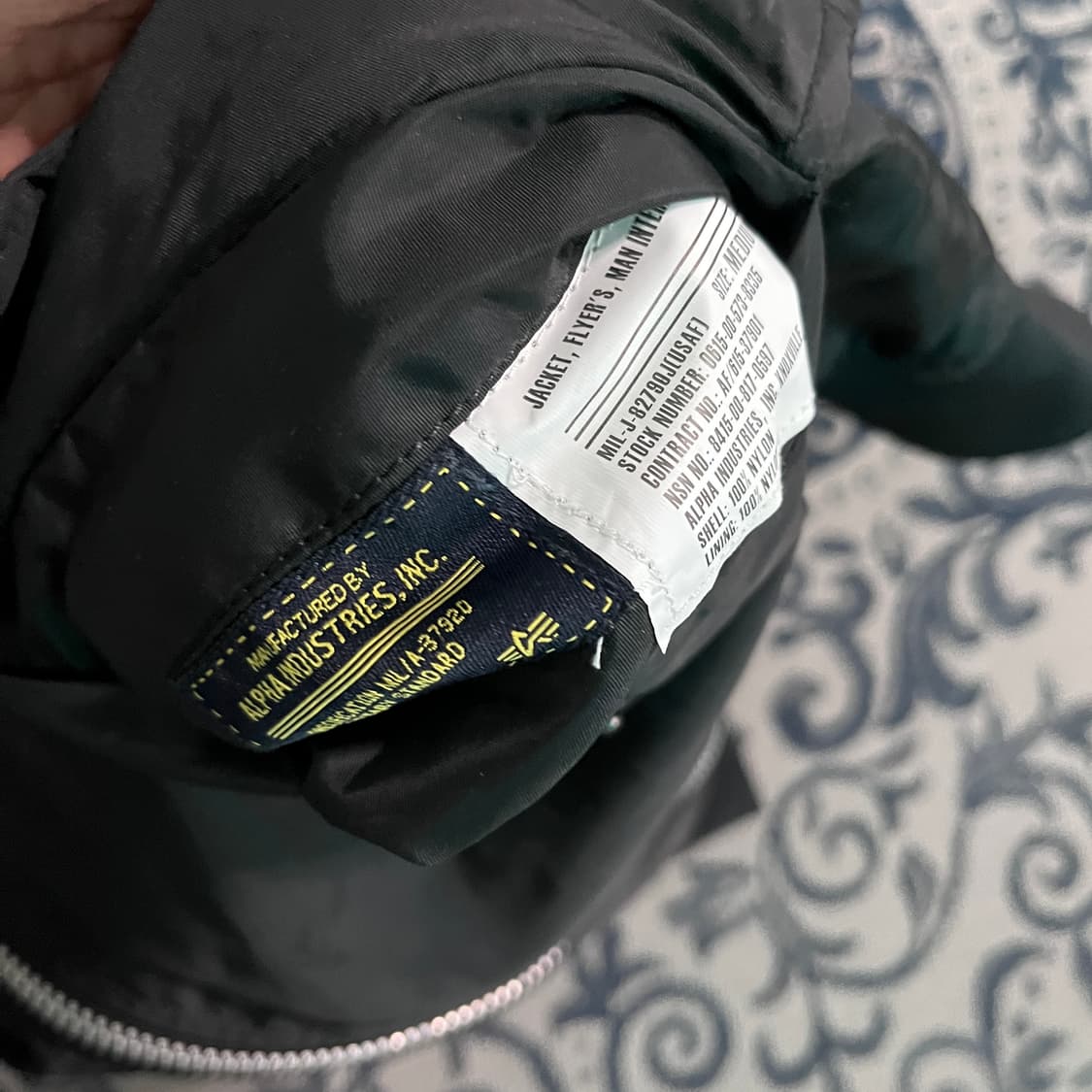 M 알파인더스트리 MA-1/W2714 상품이미지5