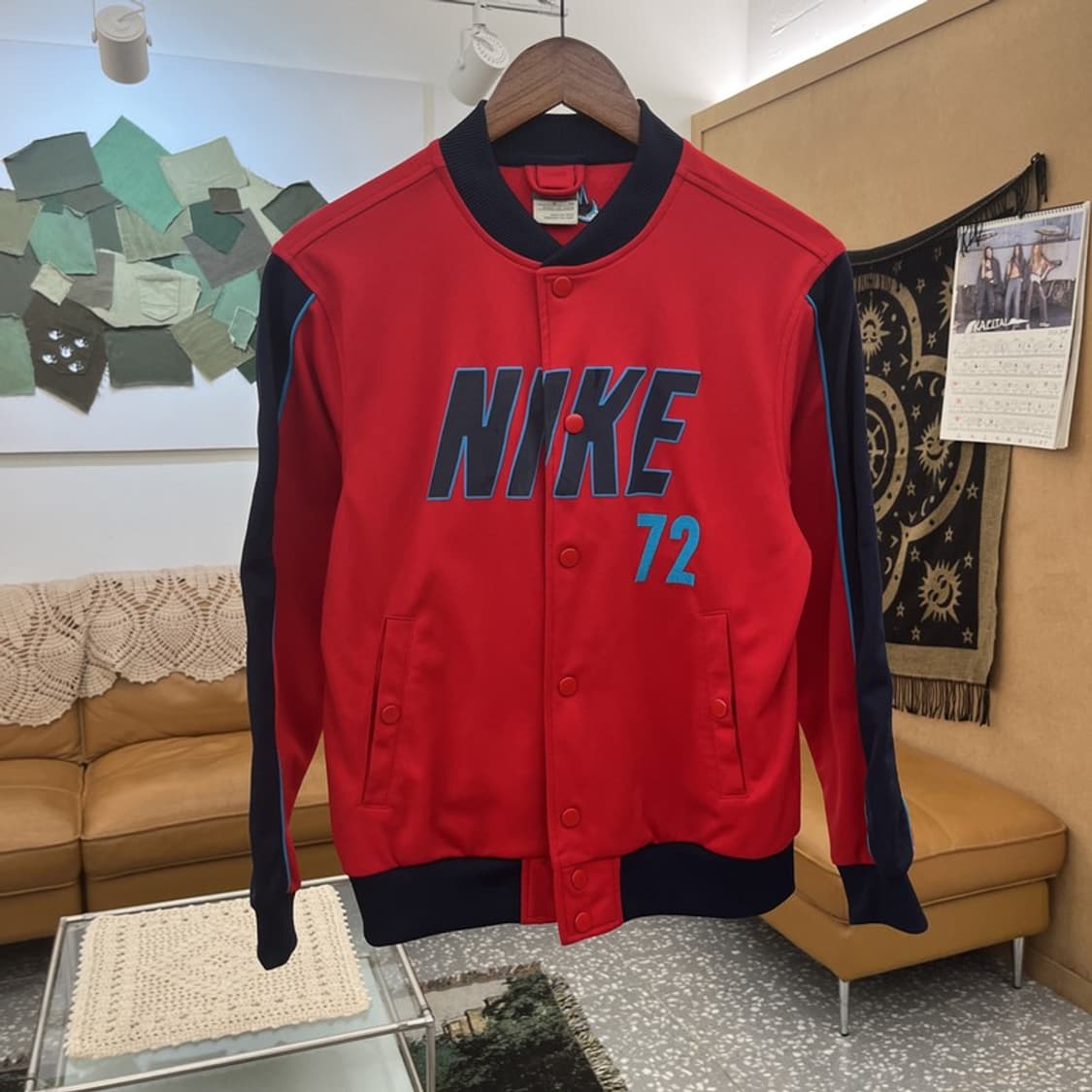 나이키 올드스쿨 레트로 Y2K 펑크 져지 바시티자켓 M C12375 상품이미지3