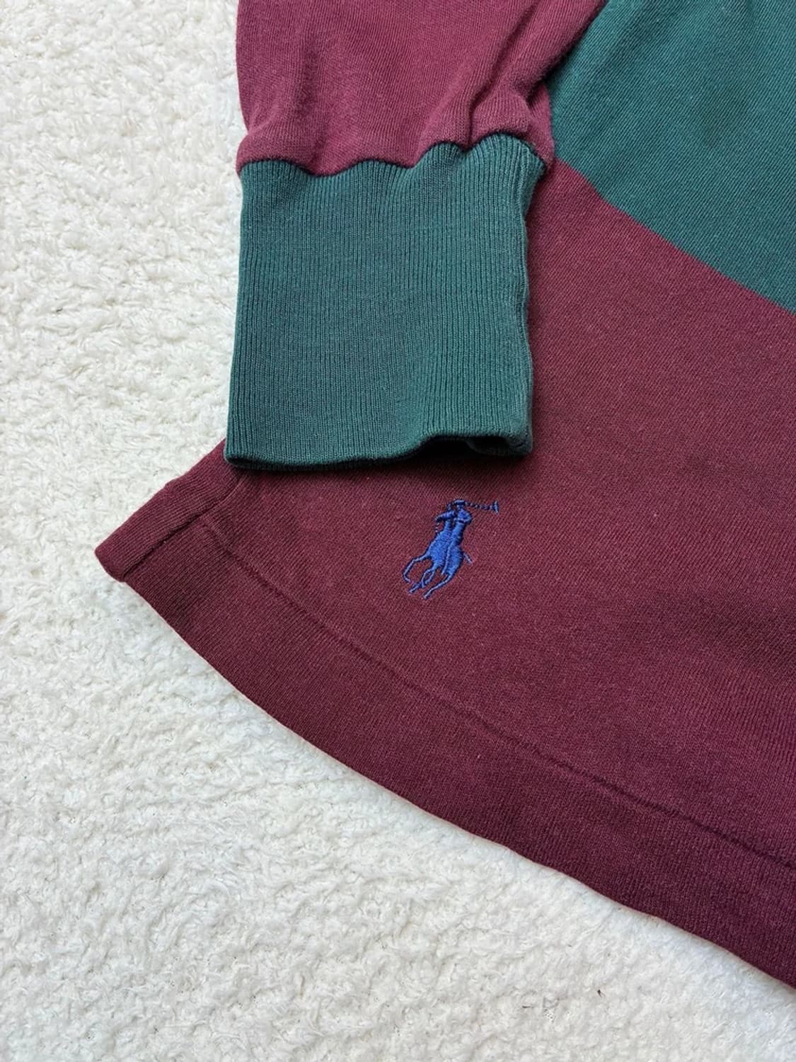 폴로 랄프로렌 80's 스트라이프 배색 폴라 롱슬리브 PN6132 상품이미지4