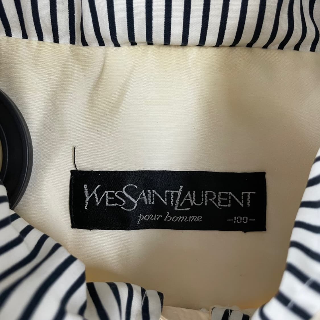 100 입생로랑 올드스쿨 블루종 자켓  상품이미지4