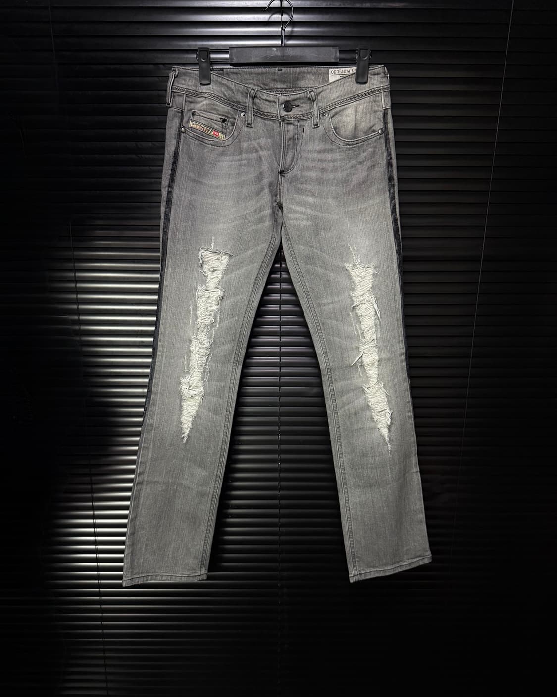 디젤 디스트로이드 찢청 그런지 고스펑크 락시크 로리 갸루 27 데님 고딕 상품이미지1