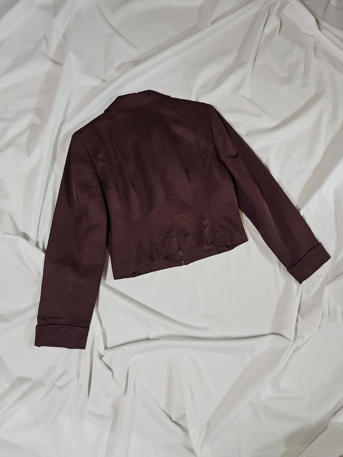 [9] 제라르다렐 빈티지 보르도 브라운 크롭 자켓 상품이미지5