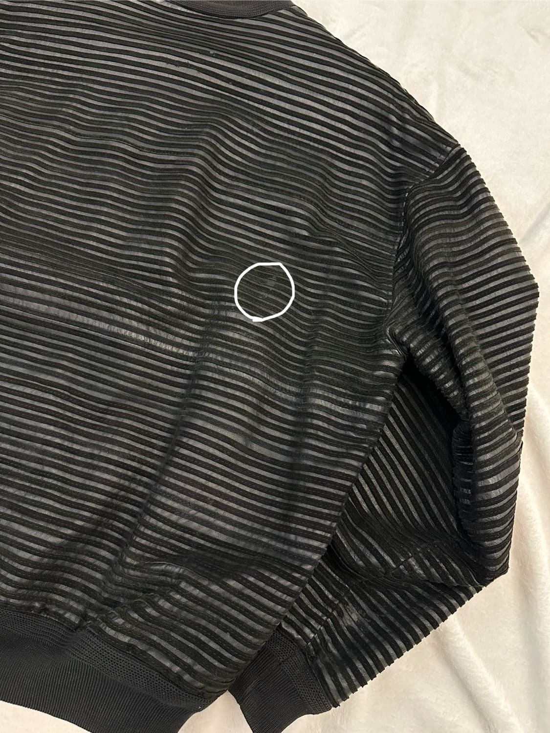 ( 100-105)지안프랑코페레 펠레가죽 봄버 자켓 상품이미지10