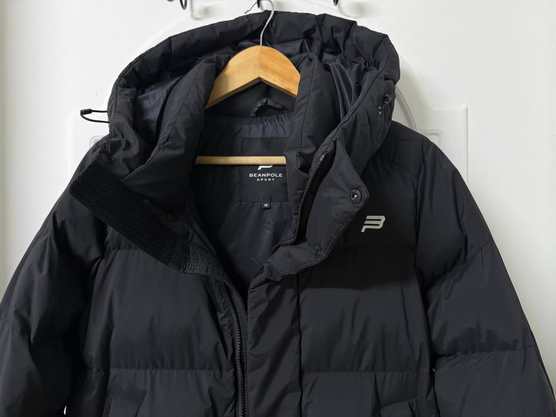 85사이즈 공용 빈폴 스포츠 블랙 롱패딩 상품이미지2