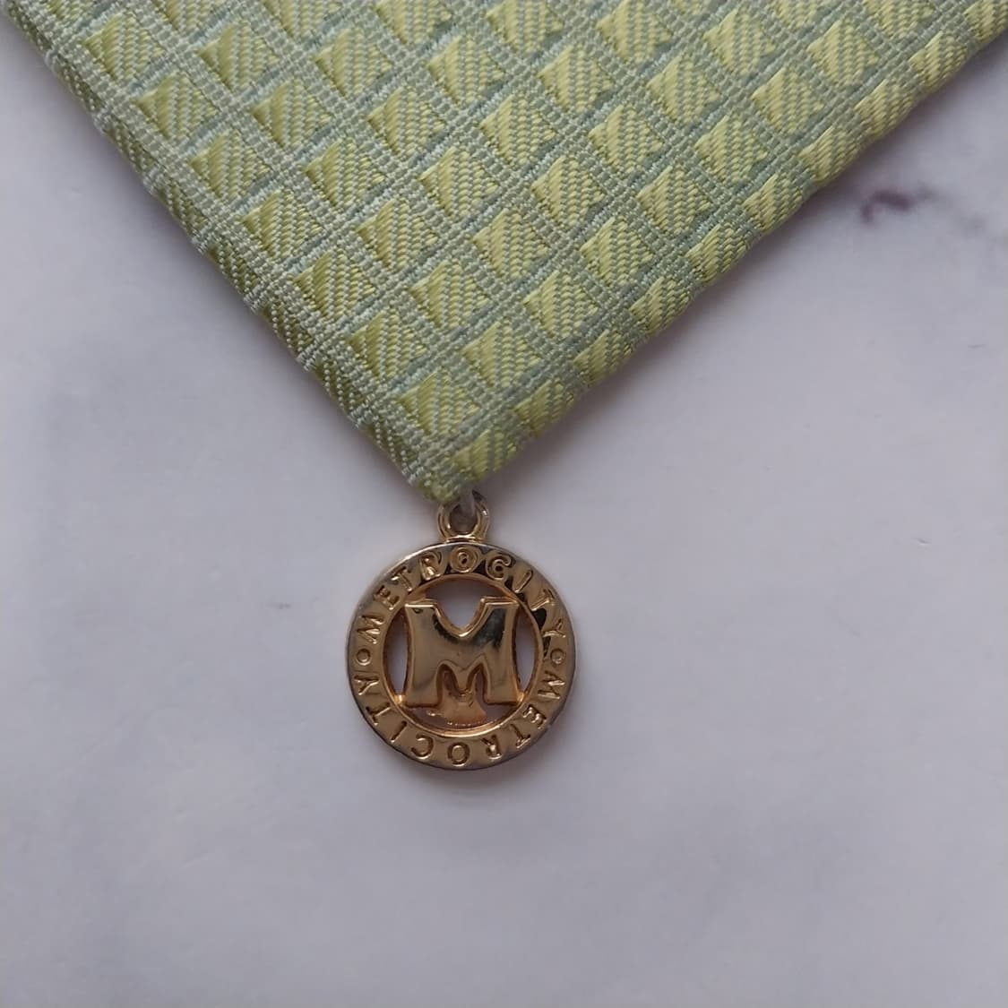 메트로시티 실크 그린 텍스처드 넥타이 9.2cm A+등급 K1582
 상품이미지9