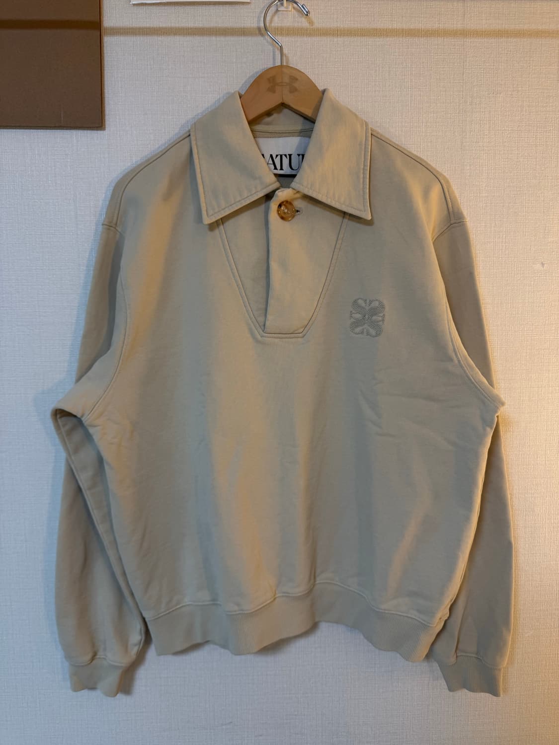 [M]세터 포시즌 아를 풀오버 스웻셔츠 베이지 상품이미지1