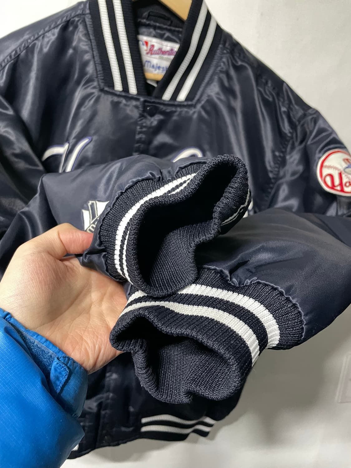 마제스틱 MLB 뉴욕양키즈 새틴자켓 바시티 야구점퍼 상품이미지6