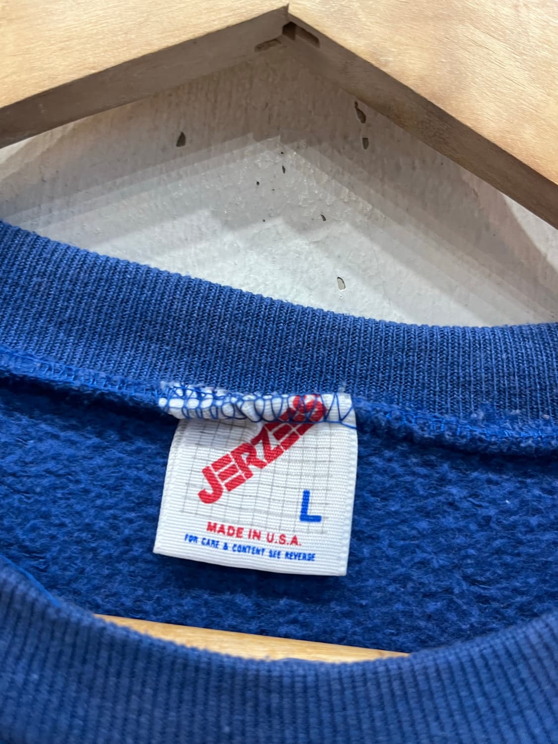 JERZEES 래글런 빈티지 맨투맨 스웻셔츠 Made in USA 상품이미지2
