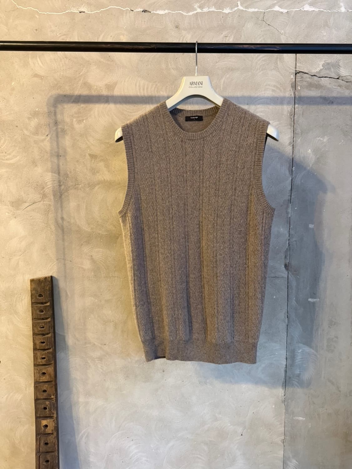 밴브루 캐시미어 니트 베스트 100 상품이미지10