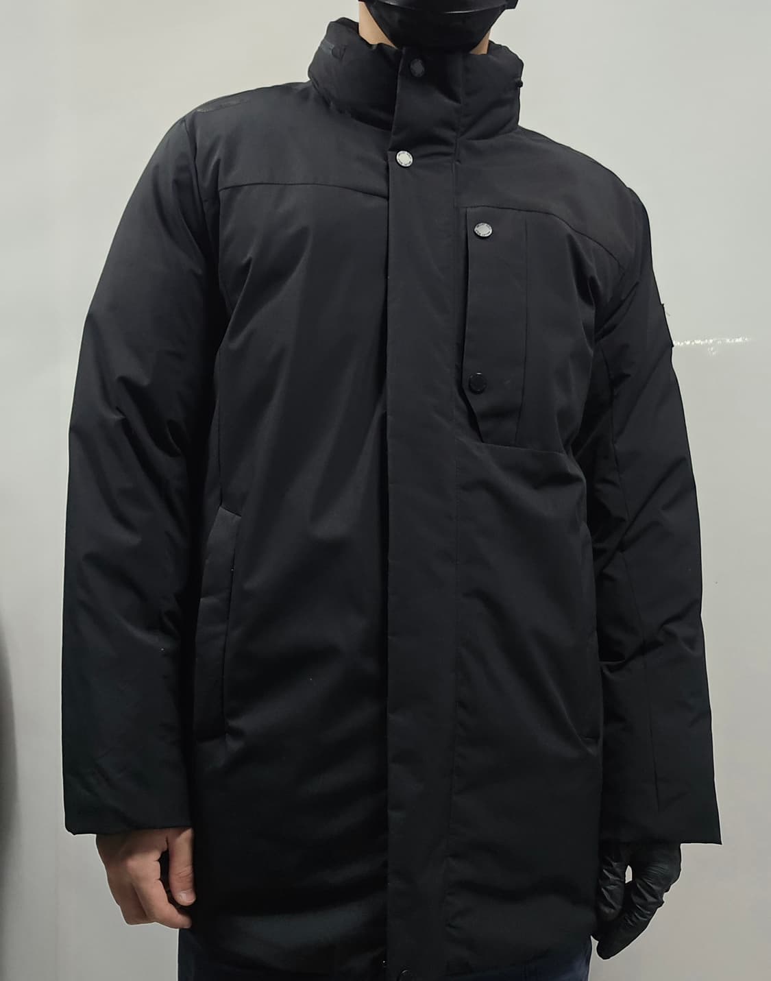 밀레 골프 22FW 남성 패딩 코트 블랙 100 상품이미지1