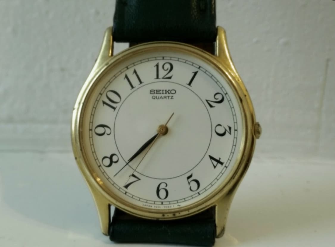 [정품] Seiko 세이코 골드 클래식 손목 재팬 드레스워치 상품이미지1