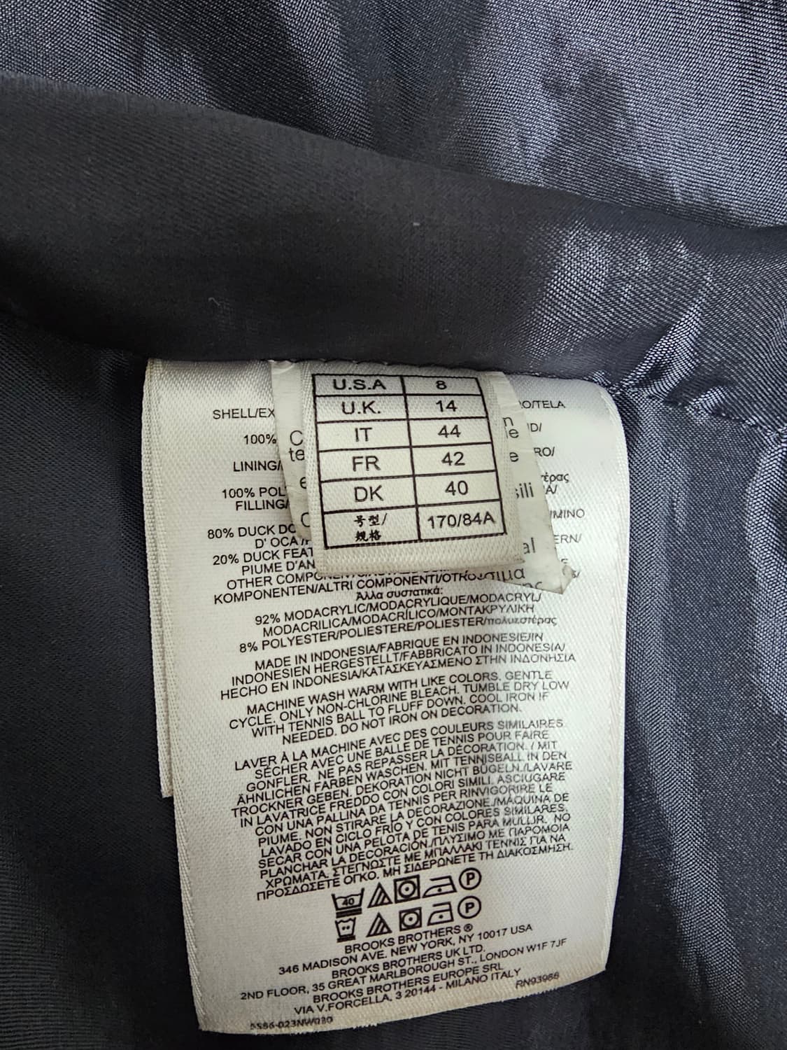 브룩스브라더스 벨티드 다운패딩 8 상품이미지4