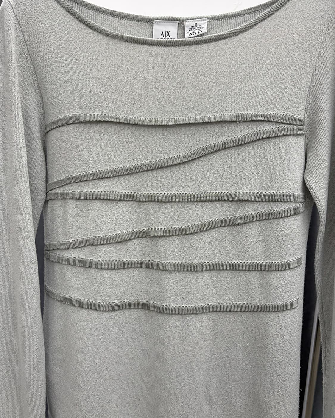 아르마니 익스체인지 파이핑 롱슬리브 니트 상품이미지3