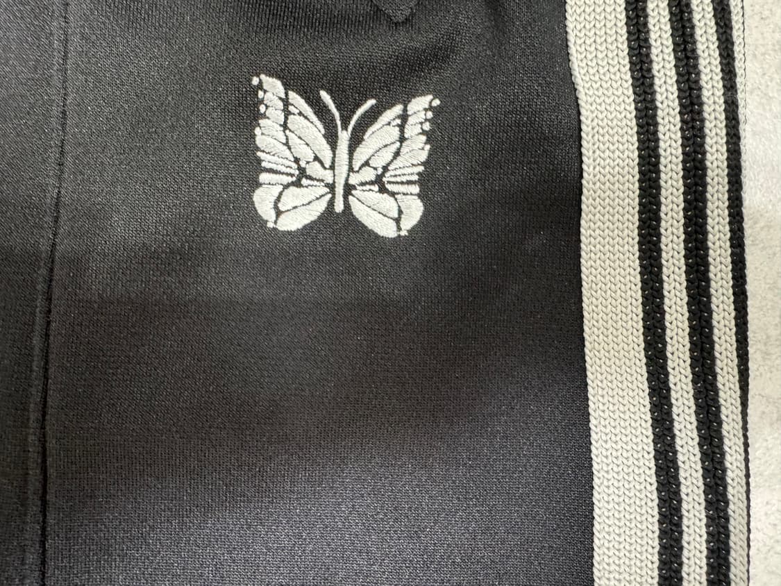 니들스 x LHP HD 트랙팬츠 폴리 스무스 블랙 화이트 상품이미지4