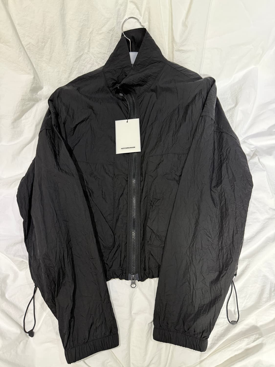 해칭룸 볼레로 자켓 크리즈드 블랙/2 상품이미지1