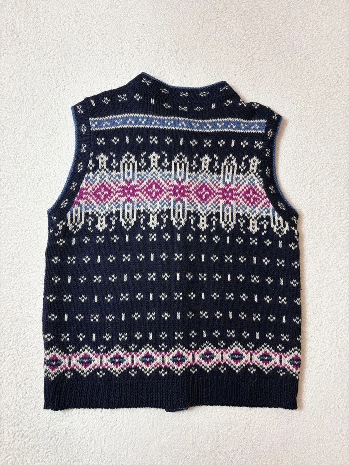 LL Bean 80's 노르딕 패턴 니트 베스트 PN6841 상품이미지6