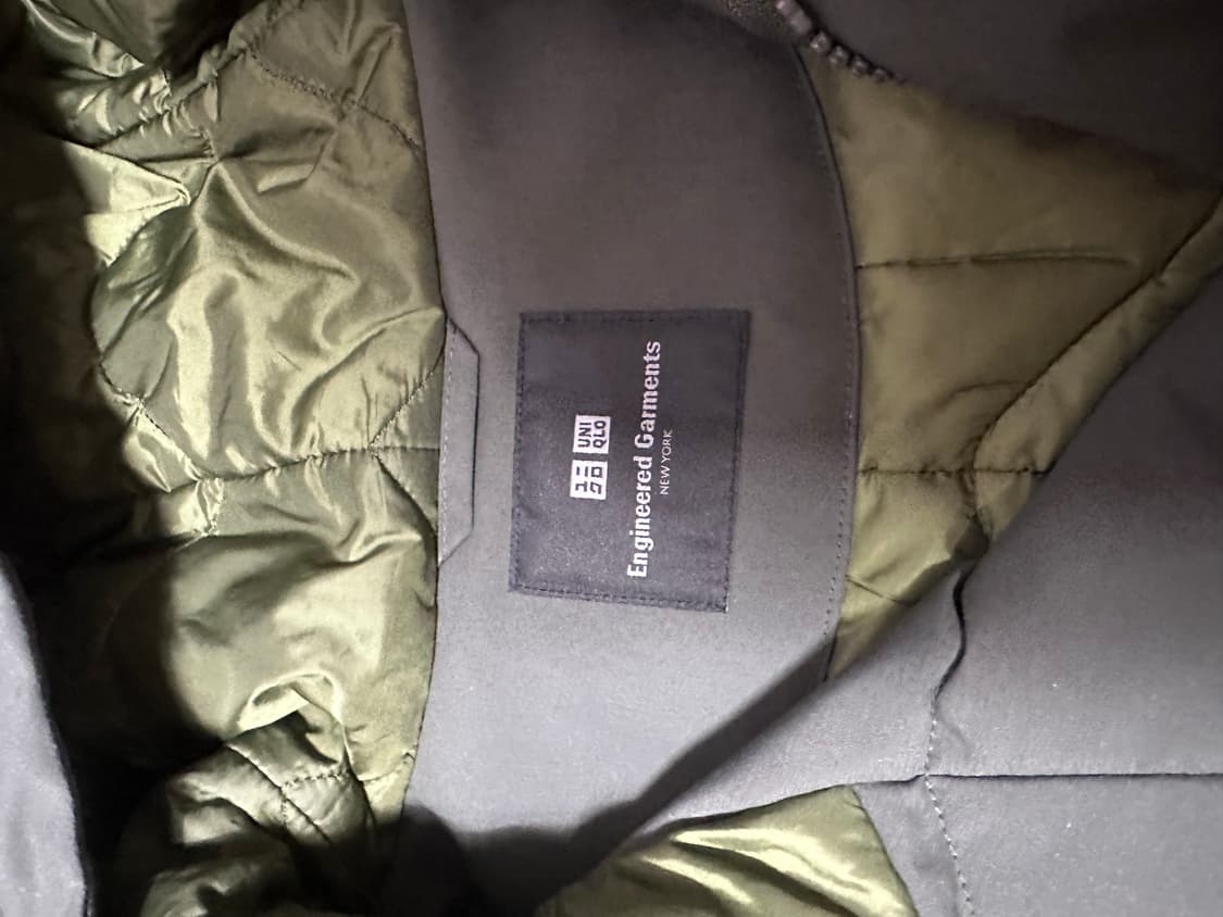 유니클로 엔지니어 가먼츠 후드코트 다크그린 L유니클로 엔지니어 가먼츠 후 상품이미지2