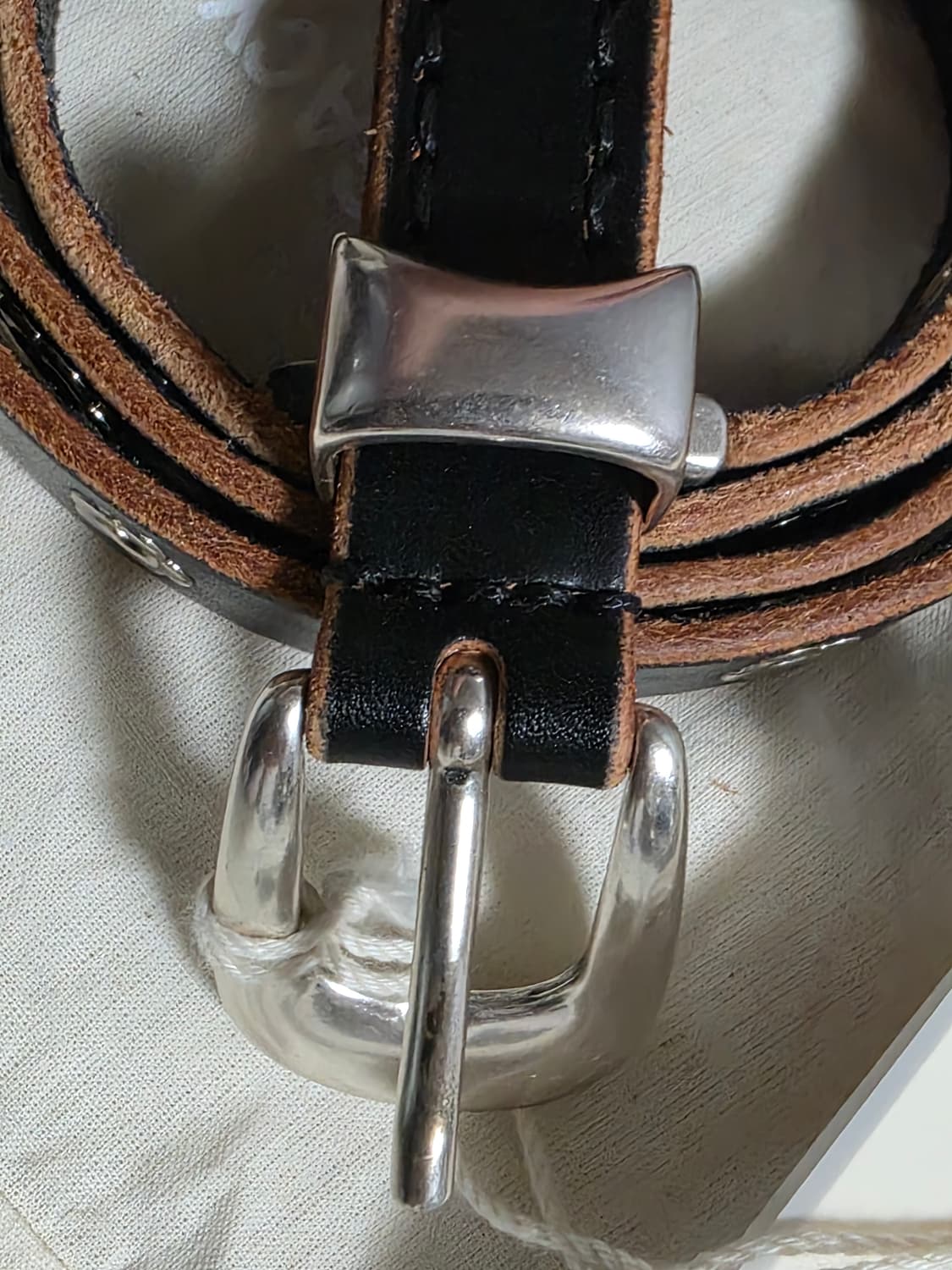 our legacy 2cm belt flower black 100 상품이미지3