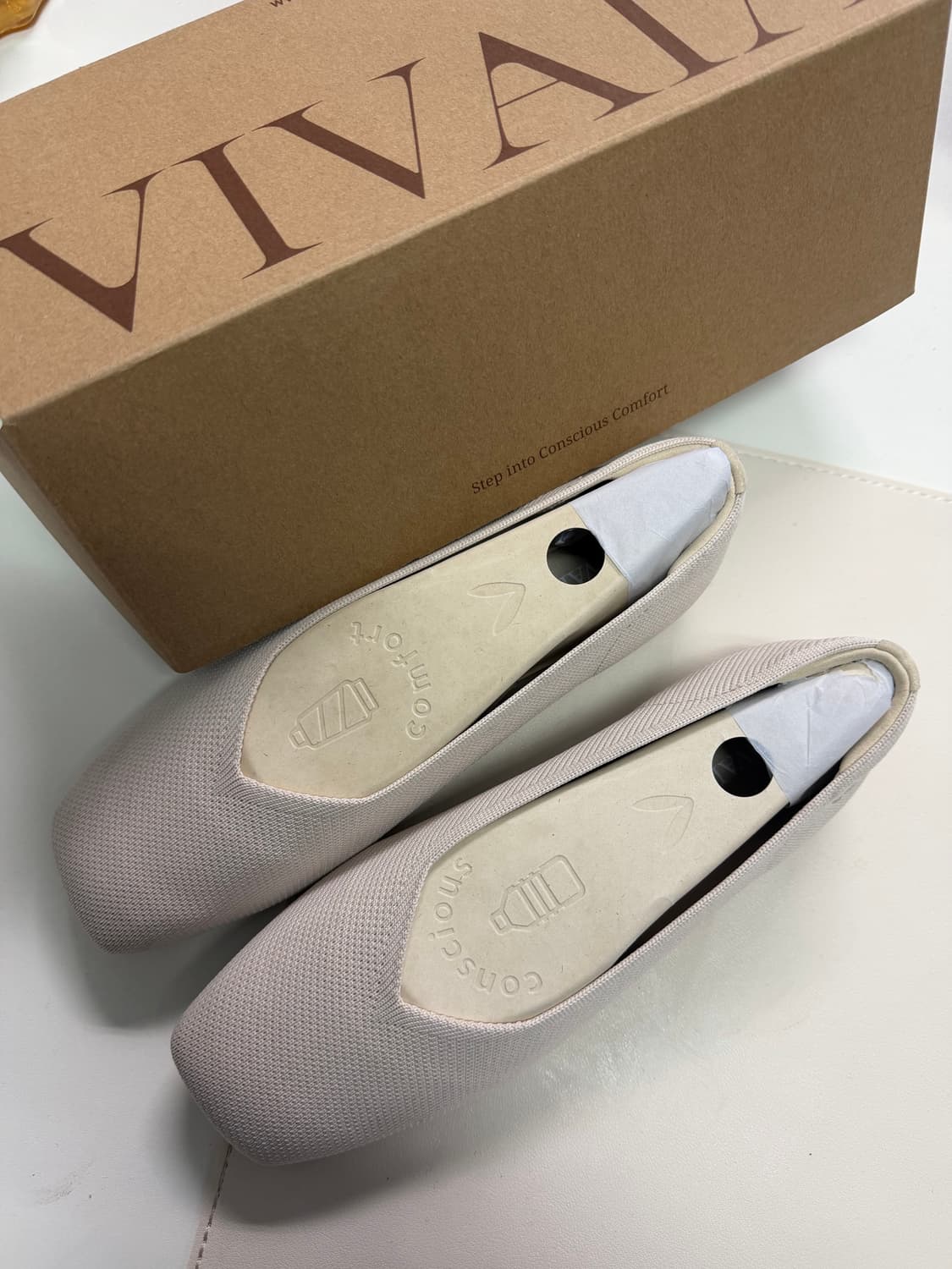 비바이아 플랫슈즈 margot 3.0 아이보리 상품이미지1