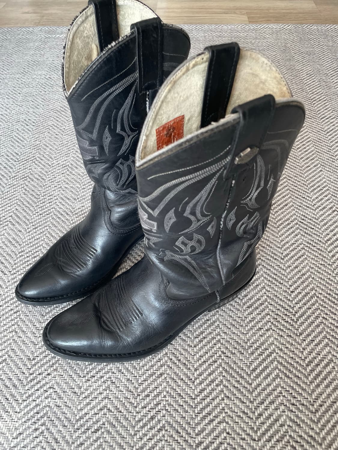 할리데이비슨 웨스턴 레더 부츠 상품이미지2