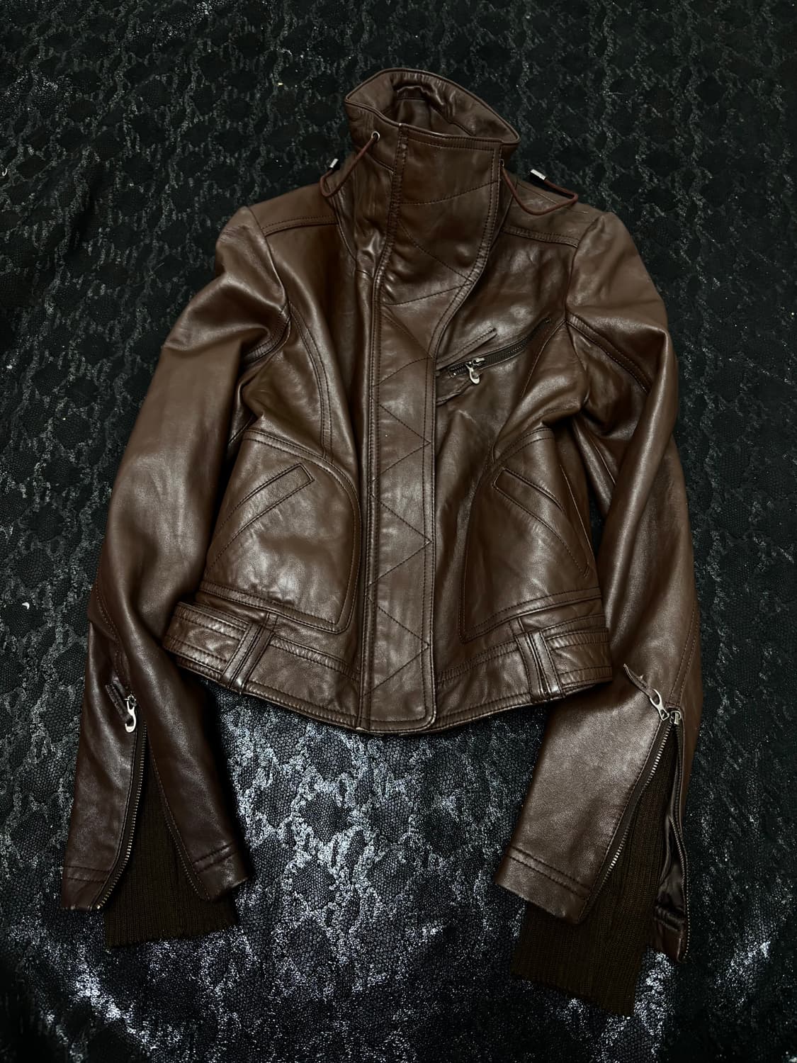 “Vintage” 00’s Rare Design High Neck Sli 상품이미지1