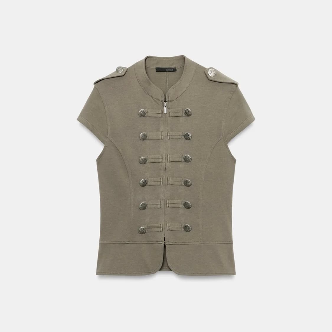 Zara FIREMAN CLASP KNIT VEST 판매 상품이미지1