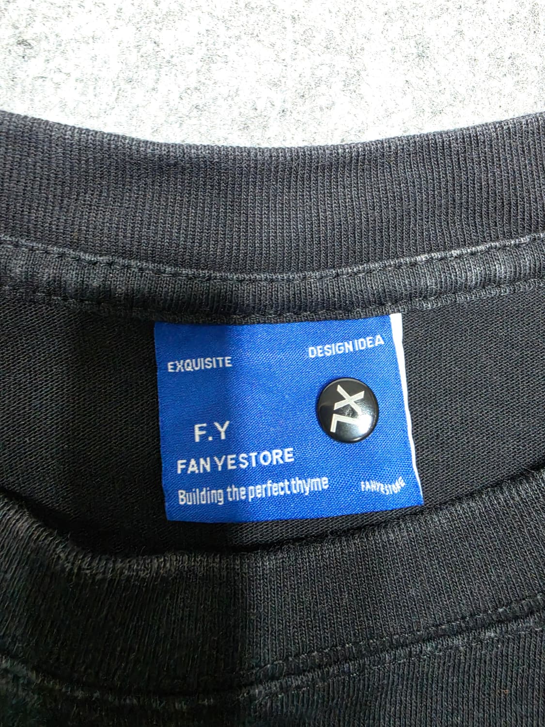 FAN YESTORE 버터플라이 워싱 피그먼트 반팔티 XL 상품이미지6