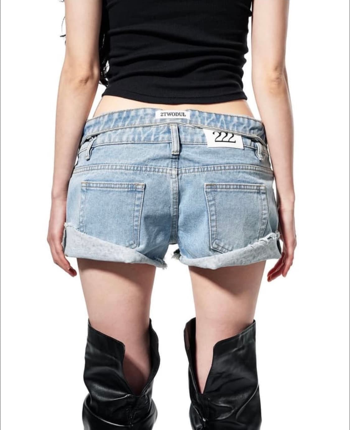 2twodul 데님 반바지 003 S사이즈 상품이미지1