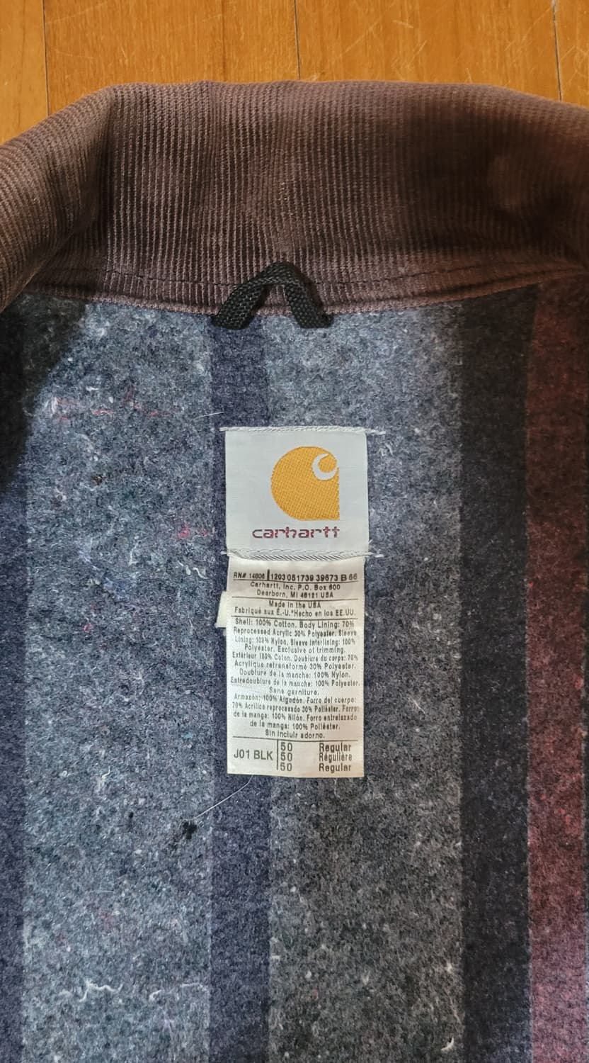 칼하트 디트로이트 J01 블랙 USA 상품이미지2