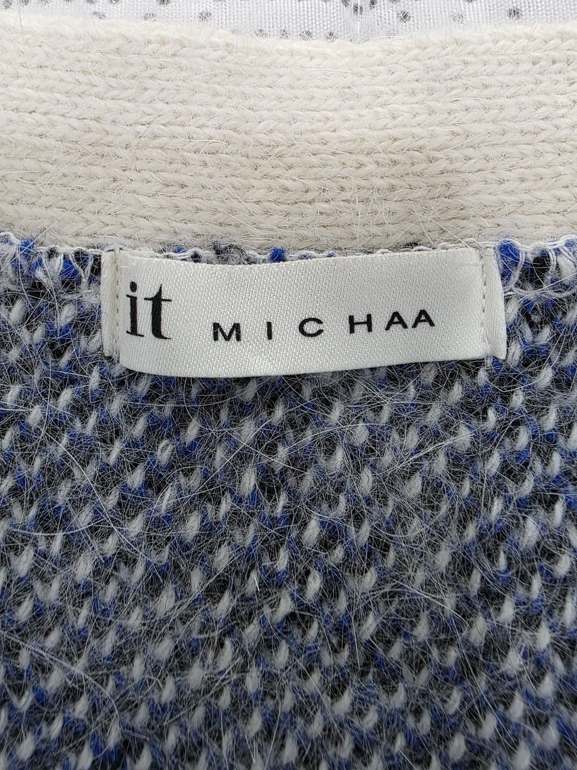 잇미샤 체크 앙고라 가디건 FREE 상품이미지6