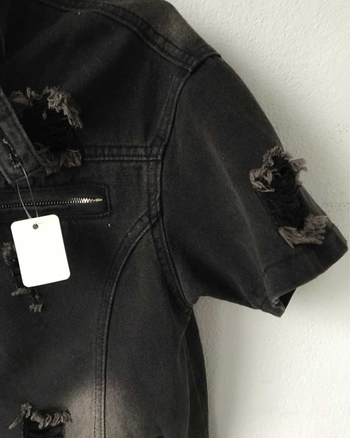 Damage grunge mood hood zip up 상품이미지5