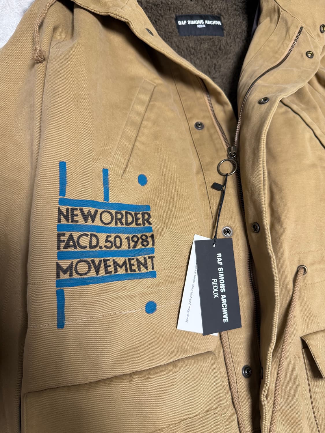 라프시몬스 아카이브 리덕스 03 ‘closer’ 뉴오더 파카 상품이미지4