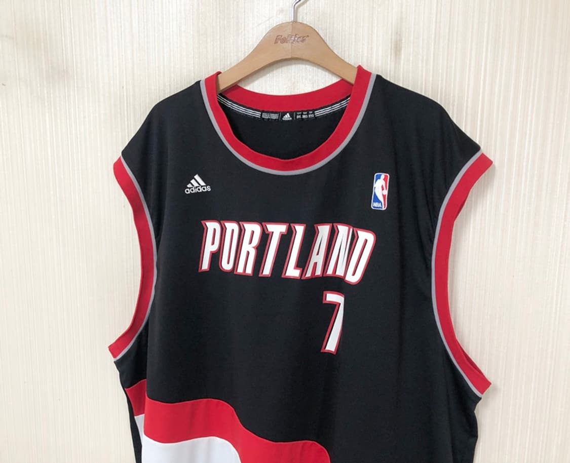 NBA 아디다스 포틀랜드 트레일블레이져스 유니폼 2XL #7 브랜든 로이 상품이미지6