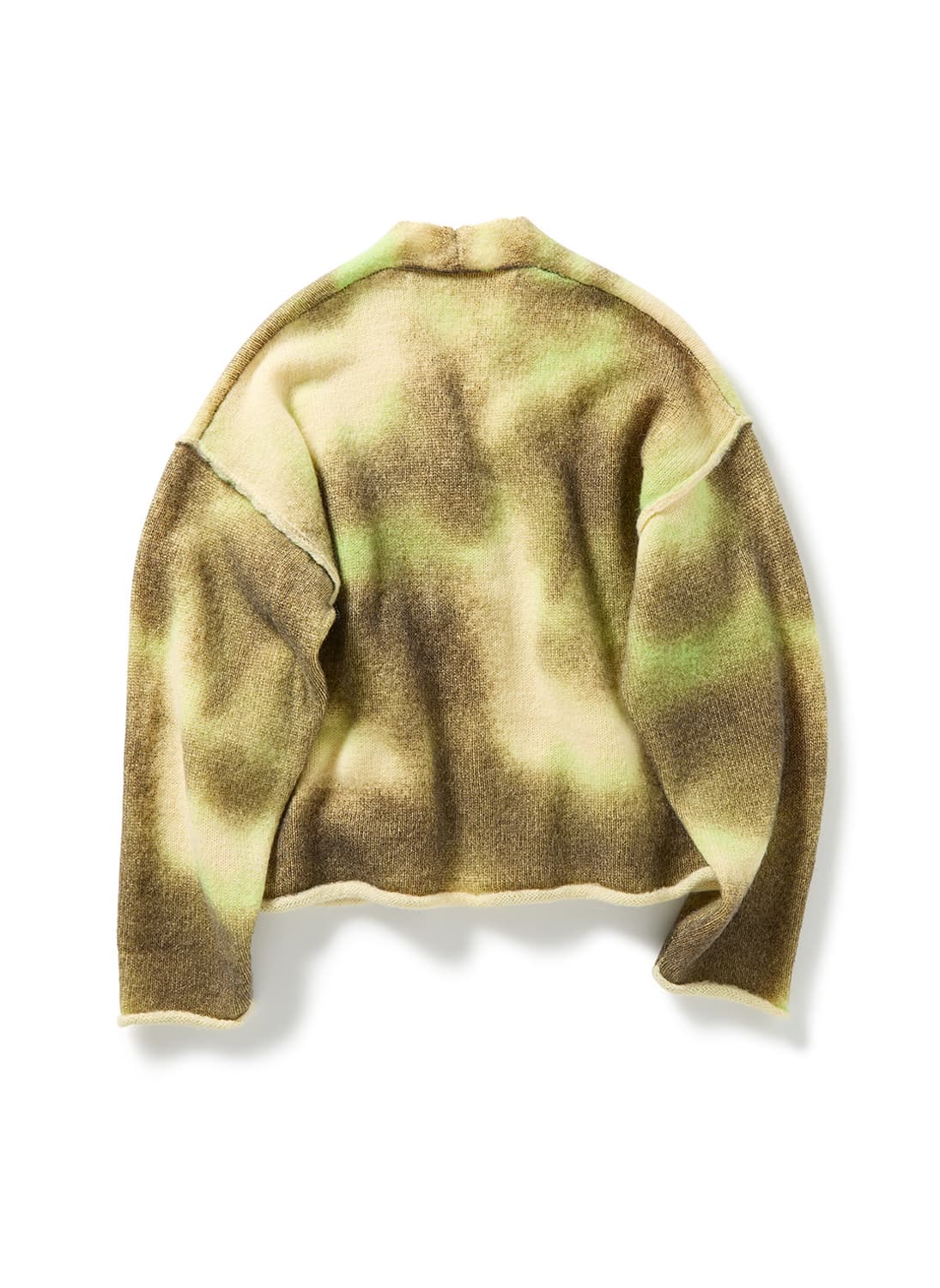 [F]퍼버즈 25fw Spray Drawing 가디건/크림 상품이미지5