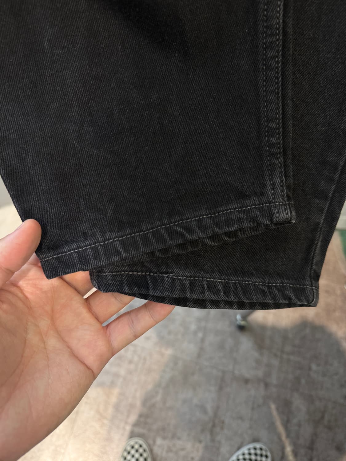 리바이스 512 흑청 36/32 지퍼플라이 상품이미지5