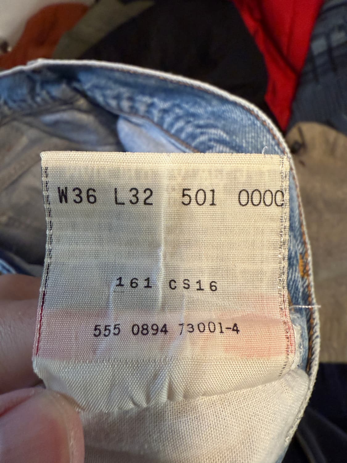 🇺🇸USA made Levis 501xx 36/32 Custom 상품이미지6