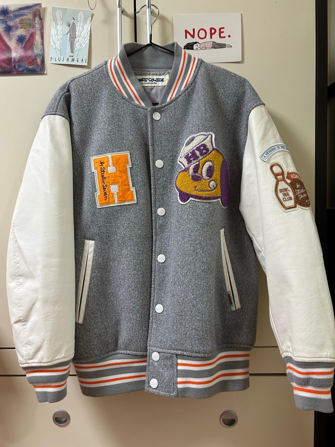 빈티지 바시티자켓 상품이미지1