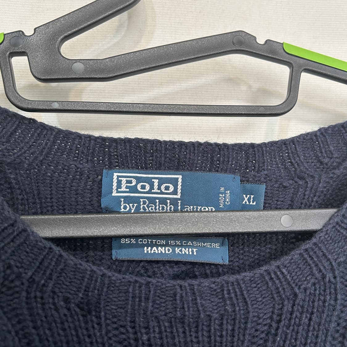폴로 랄프로렌 남성 케이블 니트 XL  상품이미지2