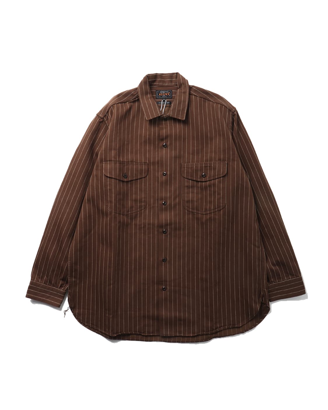 BEAMS PLUS Stripe Work Shirt Classic Fit 상품이미지1