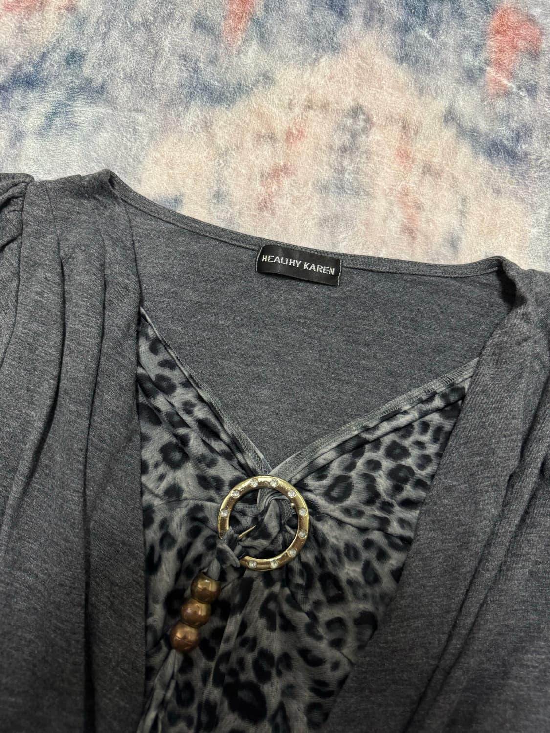 Healthy karen vkei draping top    상품이미지8