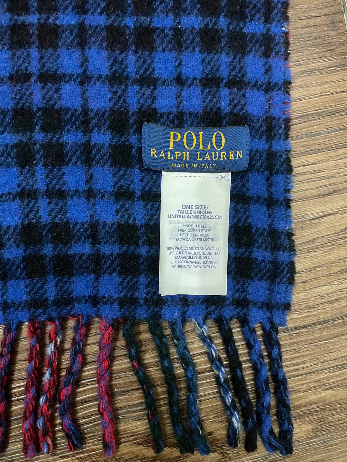 폴로 랄프로렌 리버시블 타탄 체크 머플러 목도리 상품이미지7