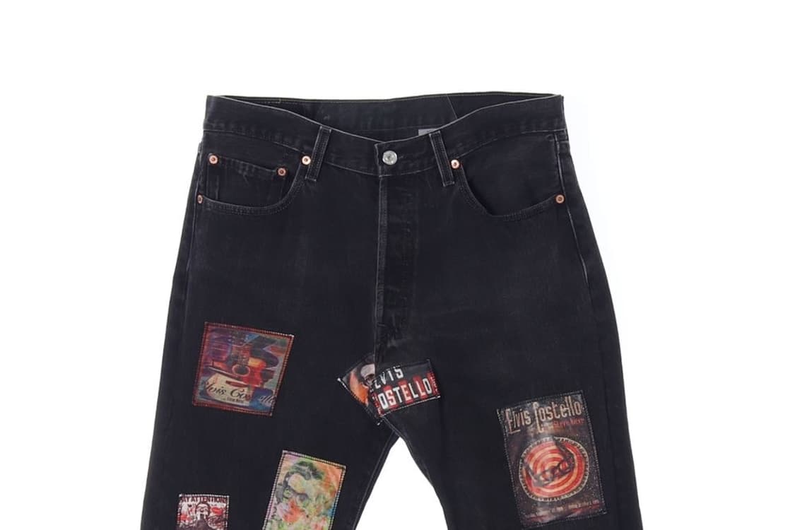 리바이스록 밴드 패치워크 데님 팬츠 청바지 (남성 34in) 상품이미지2