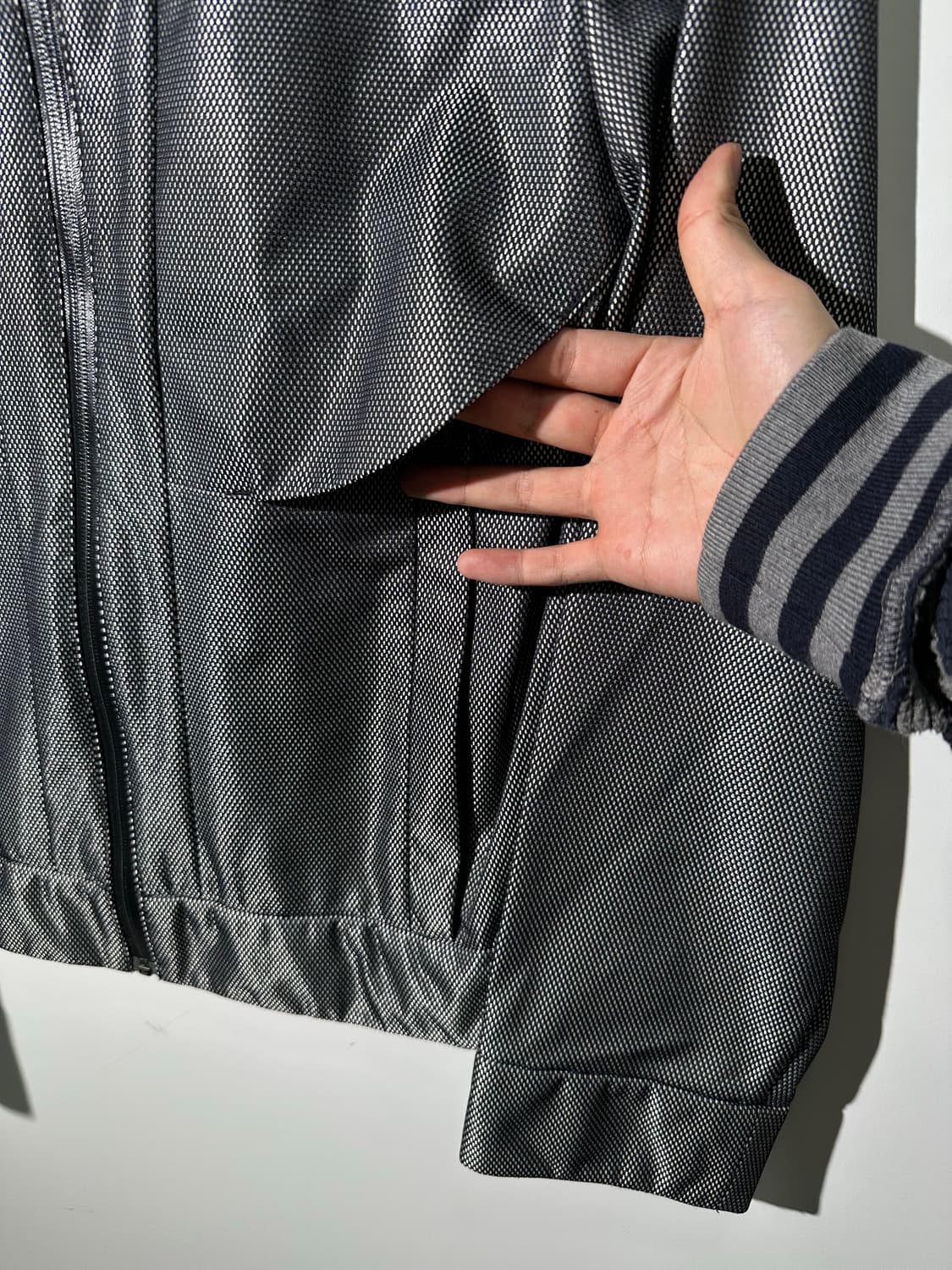 calvin klein 실버 블루종 자켓 상품이미지3