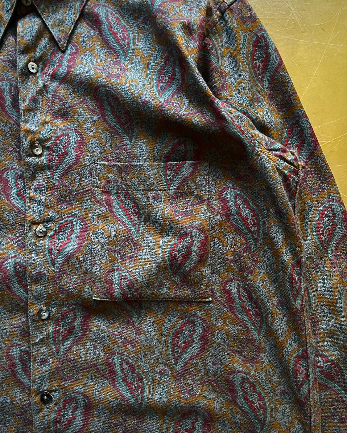90-00s Pierre Balmain Old Paisley Shirt 상품이미지6