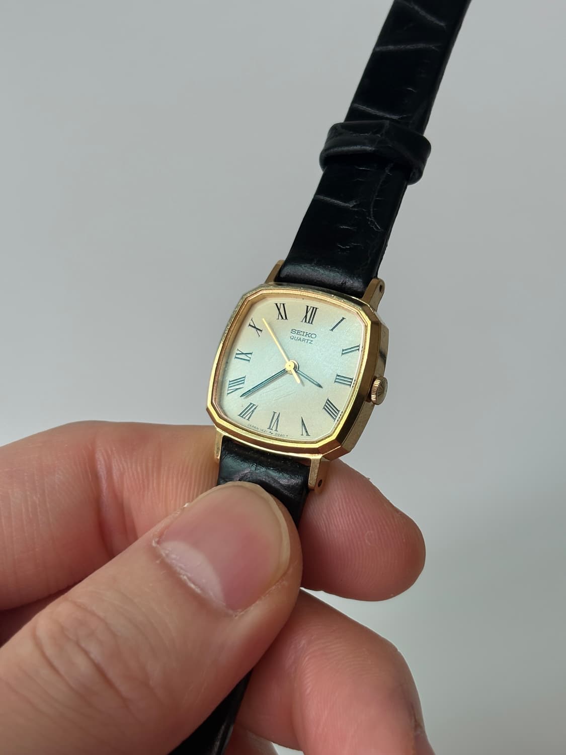 1980s Roman Gold Square Ladies Quartz 상품이미지6