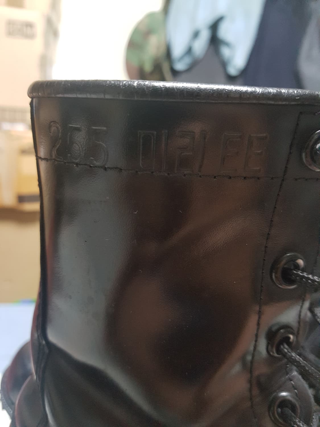 한국군 사출식 군화 전투화 255 EE 판매 상품이미지5