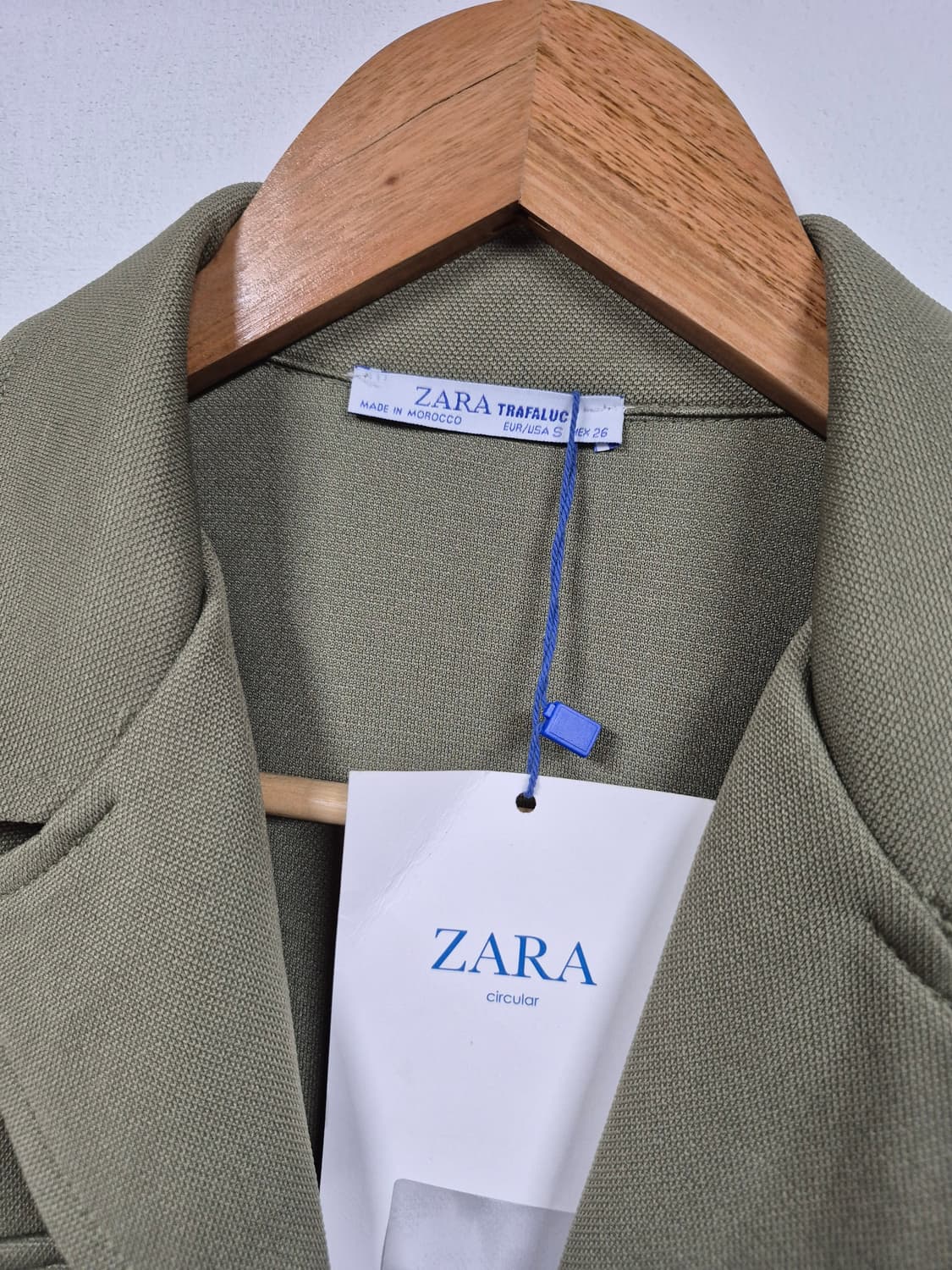 택새 자라  벨티드 반팔 원 상품이미지5