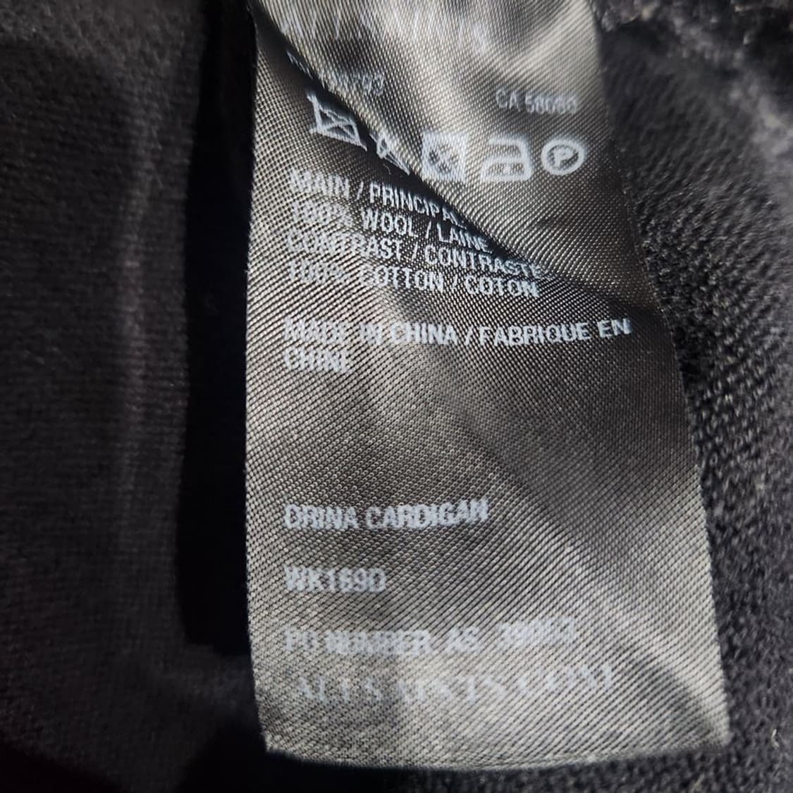 [여36]올세인츠 차콜 울 오픈 니트[Y61-024] 상품이미지7