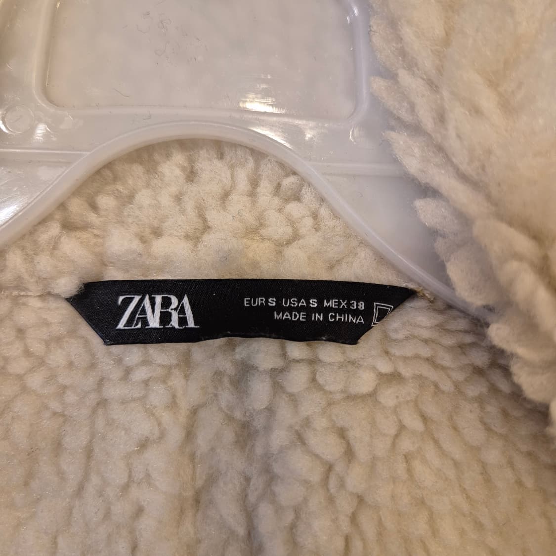 S~M 워싱베이지 무스탕자켓  상품이미지3