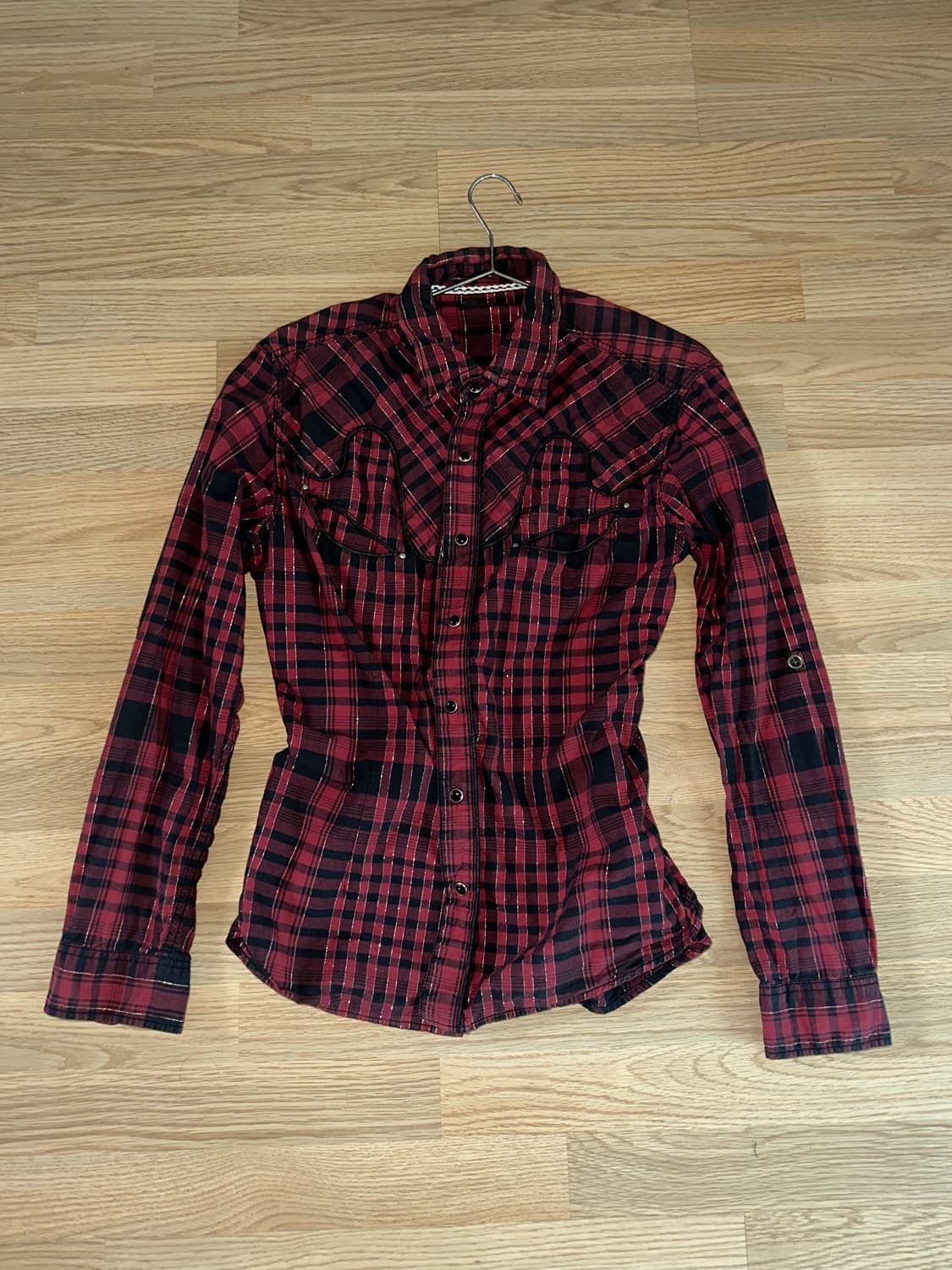 본 더치 펑크 빈티지 체크 셔츠 희귀매물 상품이미지4